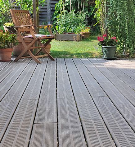 Pose de terrasse en bois Le Grand-Lucé (72)